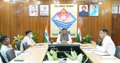 मुख्य सचिव आनंद बर्द्धन ने “टिहरी झील एरिया डेवलपमेंट प्रोजेक्ट” उच्चाधिकार प्राप्त समिति की ली बैठक 