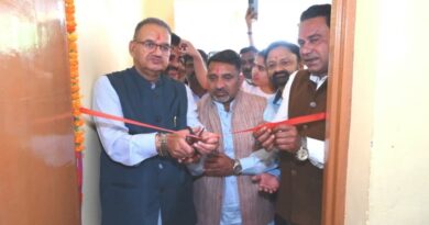 कैबिनेट मंत्री गणेश जोशी ने आयुष्मान आरोग्य मंदिर का किया उद्घाटन, क्षेत्रवासियों को नई स्वास्थ्य सुविधा के लिए दी बधाई 