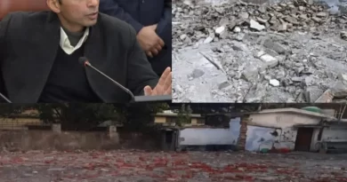 वर्षों से नौनिहालों की सुरक्षा को खतरा बने जिले के 56 जर्जर भवन जिलाधिकारी साविन बंसल के निर्देशो पर ध्वस्त