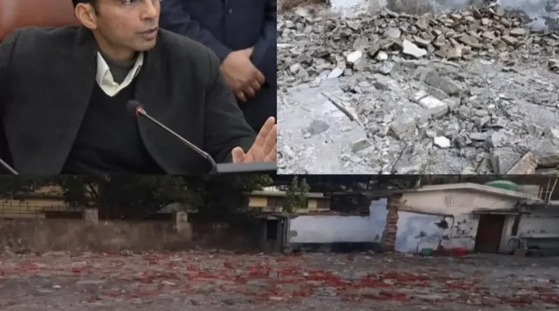वर्षों से नौनिहालों की सुरक्षा को खतरा बने जिले के 56 जर्जर भवन जिलाधिकारी साविन बंसल के निर्देशो पर ध्वस्त