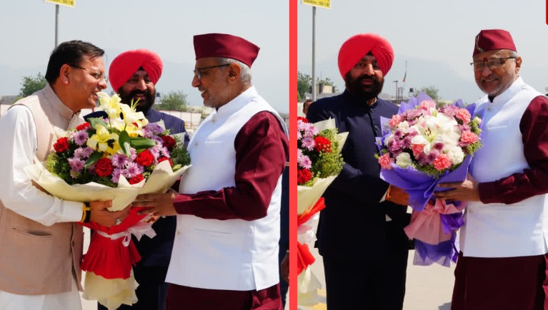 उत्तराखंड पहुंचे उपराष्ट्रपति राधाकृष्णन, एयरपोर्ट पर राज्यपाल गुरमीत सिंह और सीएम धामी ने किया स्वागत 