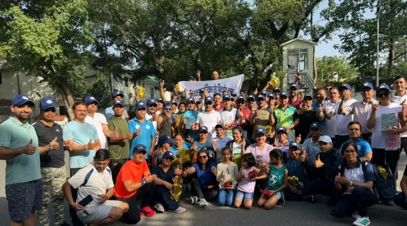 सचिवालय में रन फॉर हेल्थ का आयोजन, कार्मिकों ने दिखाया जबरदस्त उत्साह