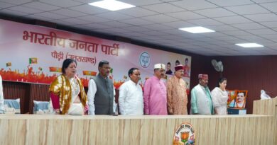 सतपाल महाराज और धन सिंह रावत ने भारतीय जनता पार्टी के नव निर्मित जिला कार्यालय भवन का किया उद्घाटन 