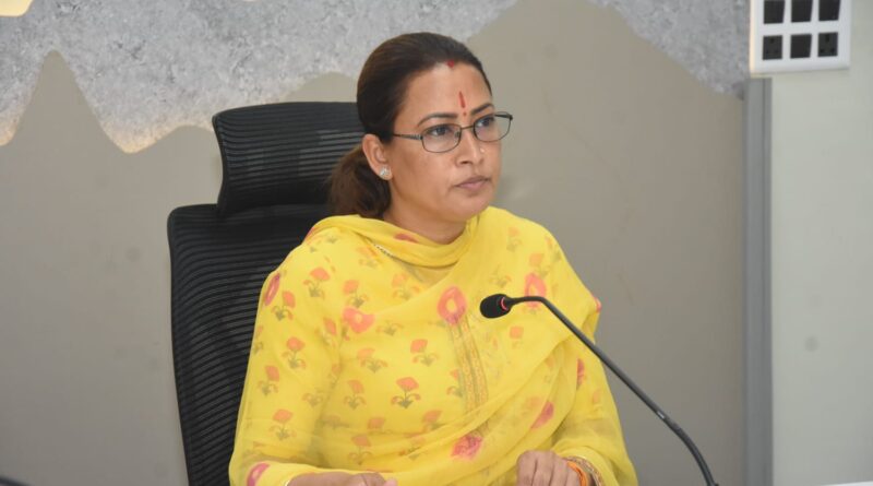 महिला स्पोर्ट्स कॉलेज में एडमिशन का एक मौका और मिलेगा : खेल मंत्री रेखा आर्या