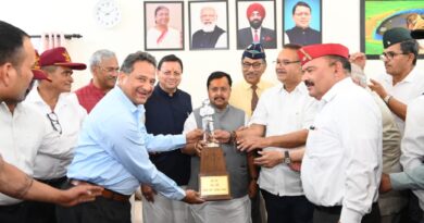 सैनिक कल्याण मंत्री गणेश जोशी के नेतृत्व में रिटायर्ड सैन्य अधिकारियों ने भाजपा के राष्ट्रीय अध्यक्ष नितिन नवीन से की भेंट