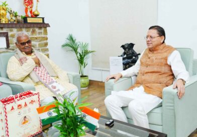 मुख्यमंत्री धामी से राजस्थान के कैबिनेट मंत्री मदन दिलावर ने की शिष्टाचार भेंट, विभिन्न समसामयिक विषयों पर किया विचार-विमर्श 