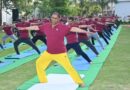 अन्तराष्ट्रीय योग दिवस के अवसर पर पिटकुल में निदेशक पी0सी0 ध्यानी के नेतृत्व में कार्मिकों द्वारा किया गया योगाभ्यास