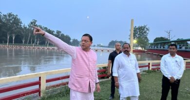 लोहियाहेड वाटर बाईपास बनेगा प्रमुख पर्यटन केंद्र, मुख्यमंत्री धामी ने किया निरीक्षण, विकास योजनाओं की ली जानकारी 