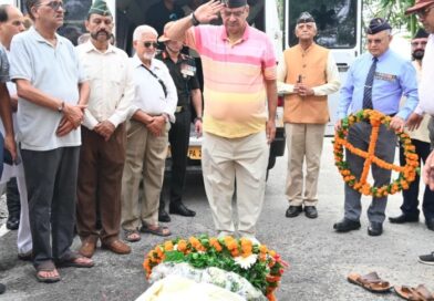 सैनिक कल्याण मंत्री गणेश जोशी ने लेफ्टिनेंट जनरल एमएम लखेड़ा के निधन पर व्यक्त किया गहरा शोक