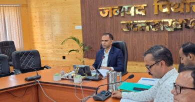 जिलाधिकारी आशीष भटगांई ने राज्य स्तरीय आपदा प्रबंधन मॉक एक्सरसाइज की तैयारियों की ली बैठक, अधिकारियों को दिए निर्देश