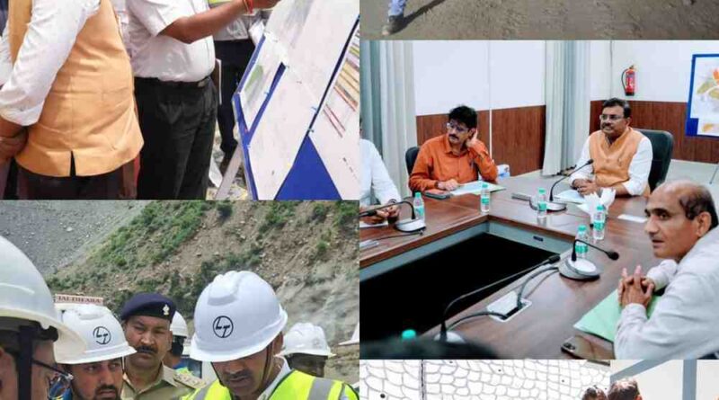 मुख्य सचिव आनन्द बर्द्धन ने किया लखवाड़ बहुउद्देशीय परियोजना का स्थलीय निरीक्षण,जल विद्युत निगम और एलएंडटी को वर्ष 2031 तक कार्य पुरा करने के दिए निर्देश 