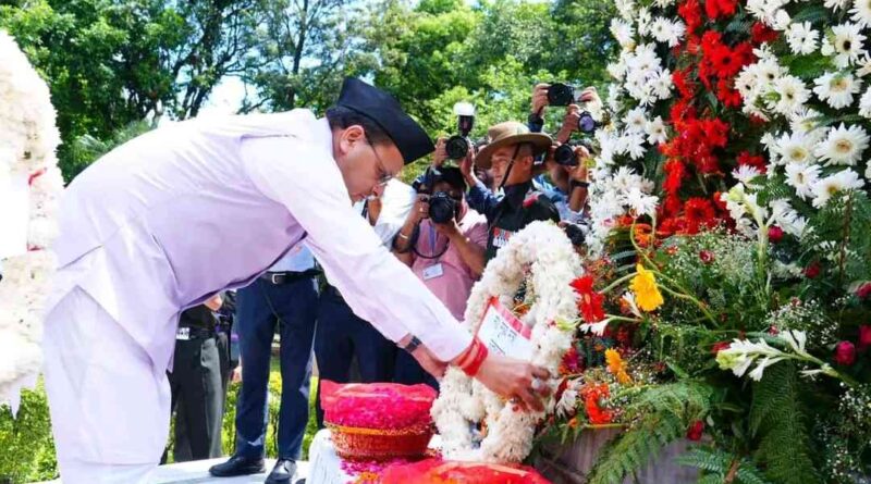 मुख्यमंत्री धामी ने विजय कारगिल दिवस पर वीर सैनिकों, पूर्व सैनिकों और वीरांगनाओं को किया सम्मानित