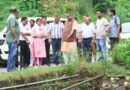 कैबिनेट मंत्री गणेश जोशी ने संवेदनशील क्षेत्रों में चल रहे सुरक्षात्मक कार्यों का किया स्थलीय निरीक्षण 