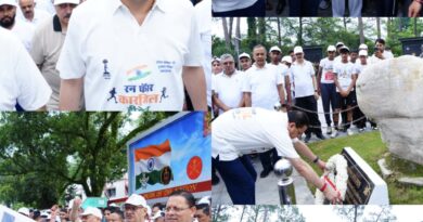 मुख्यमंत्री धामी ने ‘रन फॉर कारगिल हीरोज’ मैराथॉन को दिखायी हरी झंडी, शहीदों को दी भावभीनी श्रद्धांजलि