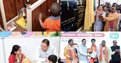 मुख्यमंत्री धामी ने किया आनंद स्वरूप आर्य सरस्वती विद्या मंदिर शिशु वाटिका का किया लोकार्पण, मेधावी विद्यार्थियों  को किया सम्मानित 