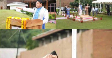 मुख्यमंत्री धामी ने 80वें स्वतंत्रता दिवस के अवसर पर मुख्यमंत्री आवास में फहराया तिरंगा 