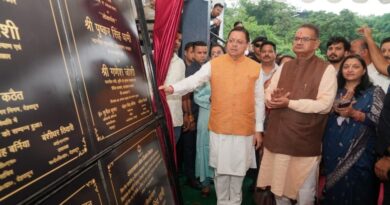 मुख्यमंत्री धामी ने मसूरी विधानसभा में 17 करोड़ की विभिन्न विकास योजनाओं का किया लोकार्पण 