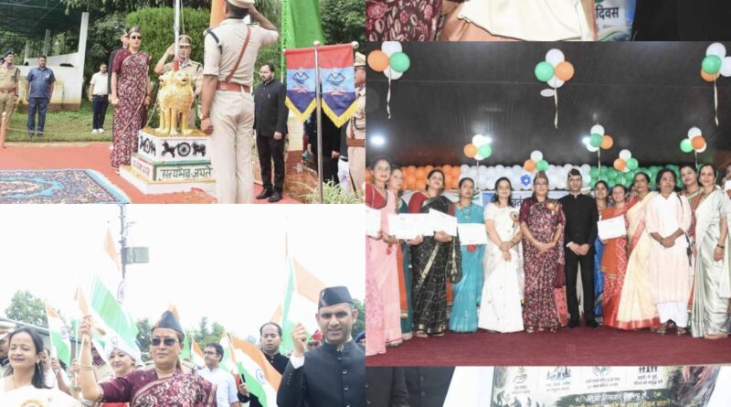 कैबिनेट मंत्री रेखा आर्या ने पिथौरागढ़ के मिनी स्टेडियम में किया ध्वजारोहण, विकास और देशभक्ति का दिया संदेश