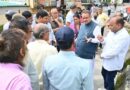 कैबिनेट मंत्री गणेश जोशी ने चिड़ोंवाली में क्षतिग्रस्त पुल का किया निरीक्षण 